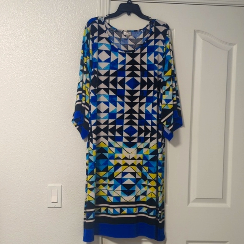 Avenue midi shift dress